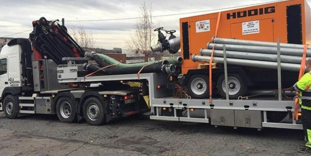 By-pass ścieków pompą HUDIG DIVA