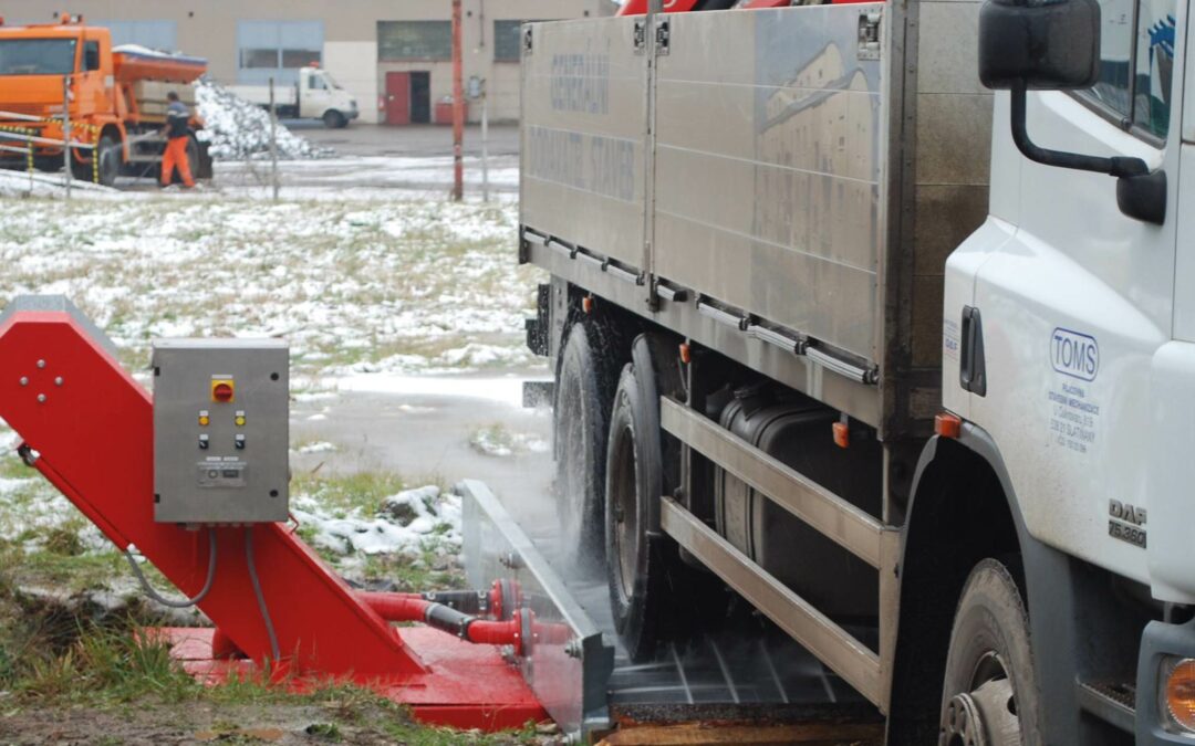 Myjnia do kół i podwozi na zimę