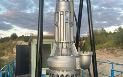 Największa w Europie pompa do kopania piasku TOYO DP150B